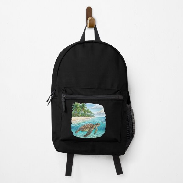 Item preview, Beach by the sea with turtle designed and sold by ReneMM.