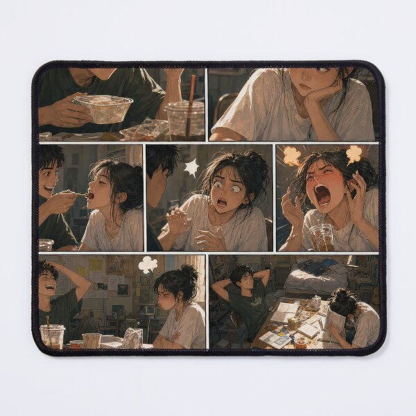 Item preview, Student Life Cozy Reading Room Comic Print designed and sold by Grafititee.