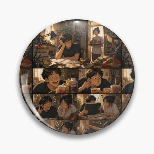 Item preview, Student Life Cozy Reading Room Comic Print designed and sold by Grafititee.