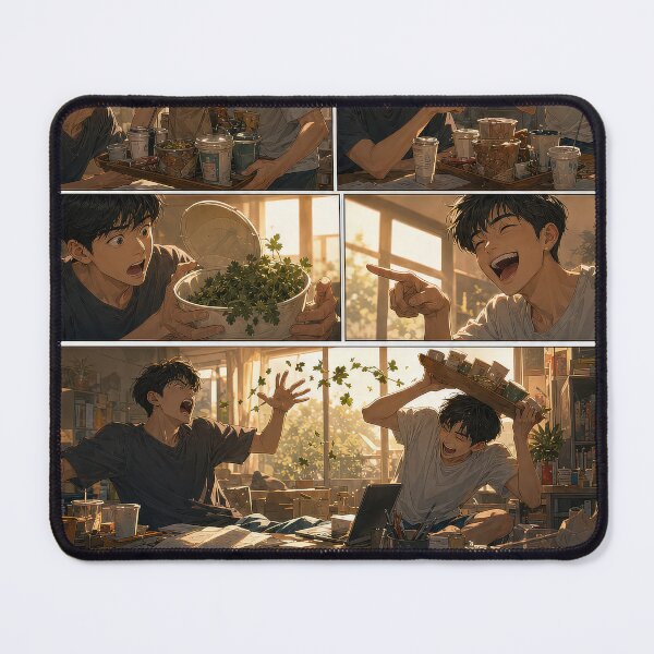 Item preview, Student Life Cozy Reading Room Comic Print designed and sold by Grafititee.