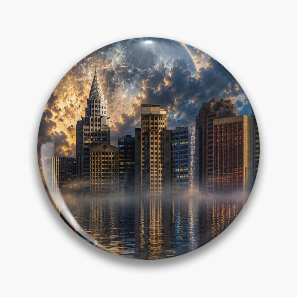 Item preview, The Last City - Fantasy Art designed and sold by Kimberly Palmer.