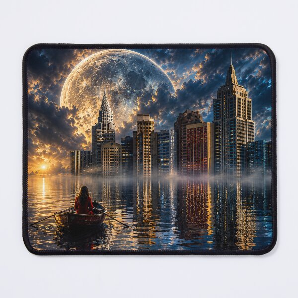 Item preview, The Last City - Fantasy Art designed and sold by Kimberly Palmer.