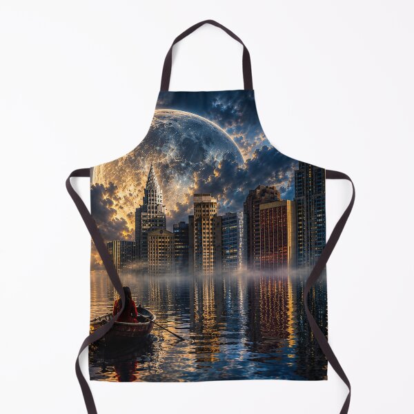 Item preview, The Last City - Fantasy Art designed and sold by Kimberly Palmer.
