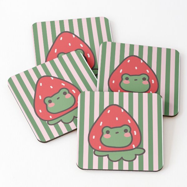 Item preview, Cute Strawberry Frog designed and sold by maxtheta.