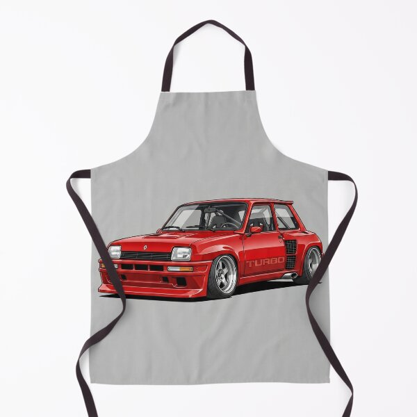 Item preview, Renault 5 Turbo Red Classic Rally Custom Stance Car Illustration Art designed and sold by Motorline44.