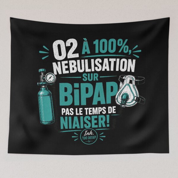 Item preview, 100% O₂, BiPAP Nebulization – No time to waste! | Inh. Too Deep designed and sold by CollectionsJEm.