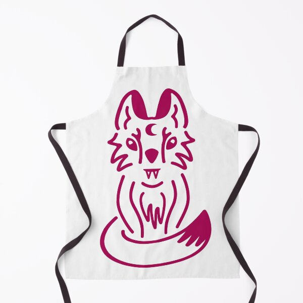 Item preview, Mystical Lunar Wolf designed and sold by MamanPieuvreSolo - Créatrice d’illustrations.