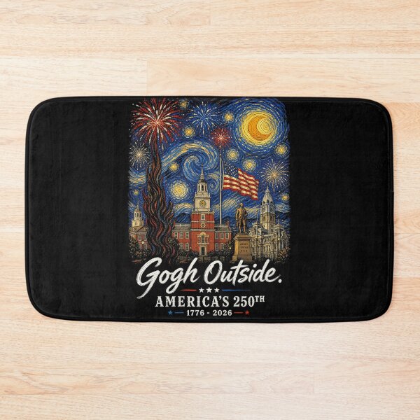 Item preview, Gogh Outside Americas 250th Starry Night Fourth of July Patriotic designed and sold by Ali-printshop.