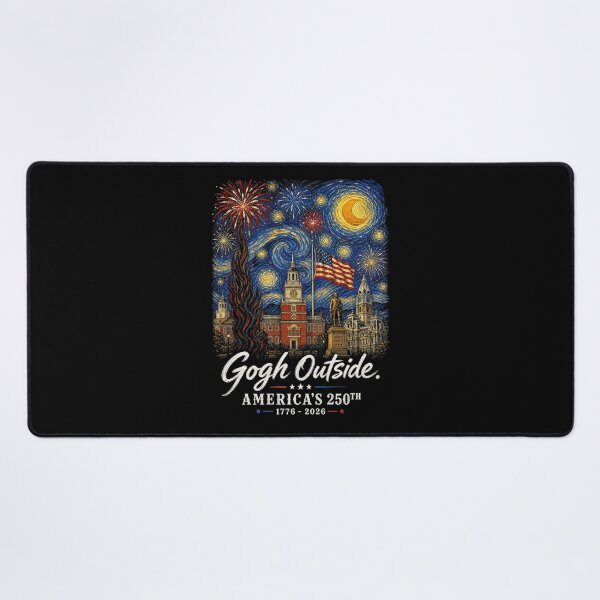 Item preview, Gogh Outside Americas 250th Starry Night Fourth of July Patriotic designed and sold by Ali-printshop.