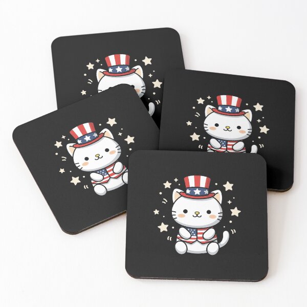 Item preview, Patriotic Cat Fourth Of July American Patriot designed and sold by SofenArt.