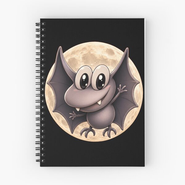 Item preview, Cute Baby Bat Waving at the Full Moon designed and sold by Extravanganzza.