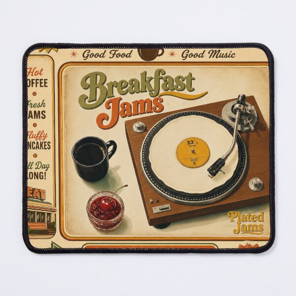 Item preview, Breakfast Diner Gig Poster designed and sold by Robert Meyers-Lussier.
