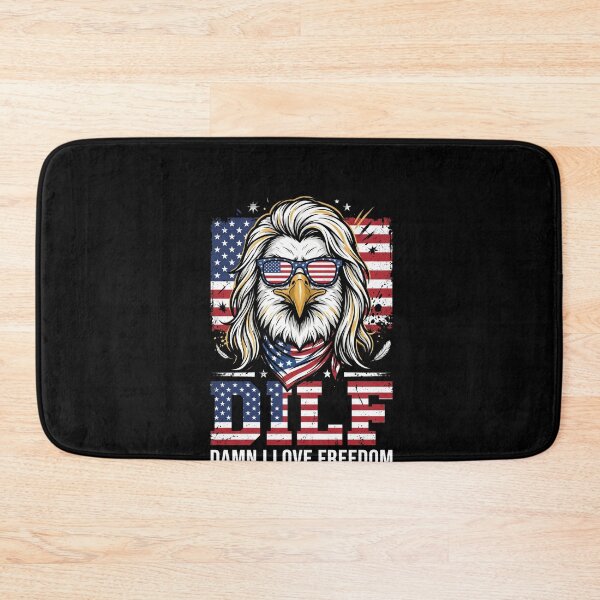 Item preview, DILF Damn I Love Freedom American Eagle Patriot Liberty designed and sold by SofenArt.