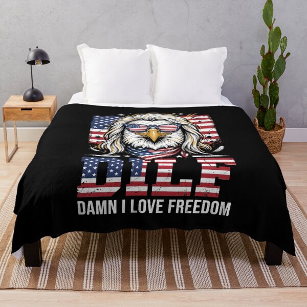 Item preview, DILF Damn I Love Freedom American Eagle Patriot Liberty designed and sold by SofenArt.