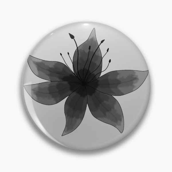 Item preview, Black & White Lily designed and sold by DigiFloralArts.