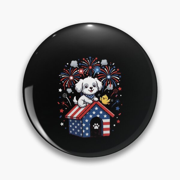 Item preview, Patriotic Puppy Fourth Of July Independence Day designed and sold by SofenArt.