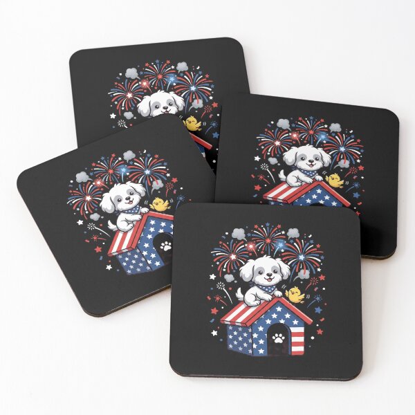 Item preview, Patriotic Puppy Fourth Of July Independence Day designed and sold by SofenArt.