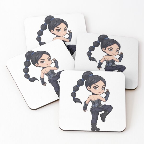 Item preview, Cute Chibi Kitana Playful Over the Shoulder designed and sold by Void Shard Studios.