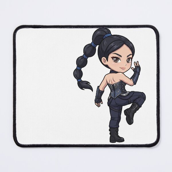 Item preview, Cute Chibi Kitana Playful Over the Shoulder designed and sold by Void Shard Studios.