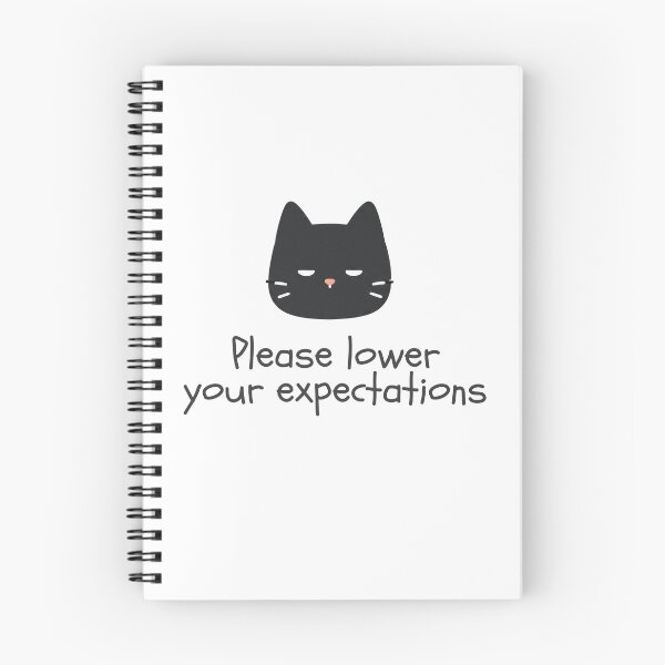 Item preview, Please lower your expectations designed and sold by Nope Cats.