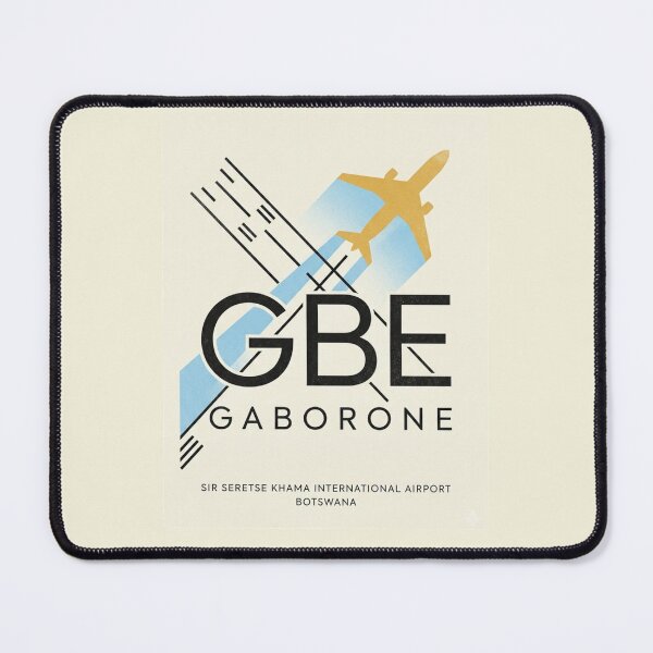 Item preview, Vintage GBE Gaborone Airport Botswana Travel designed and sold by DuckOddity.