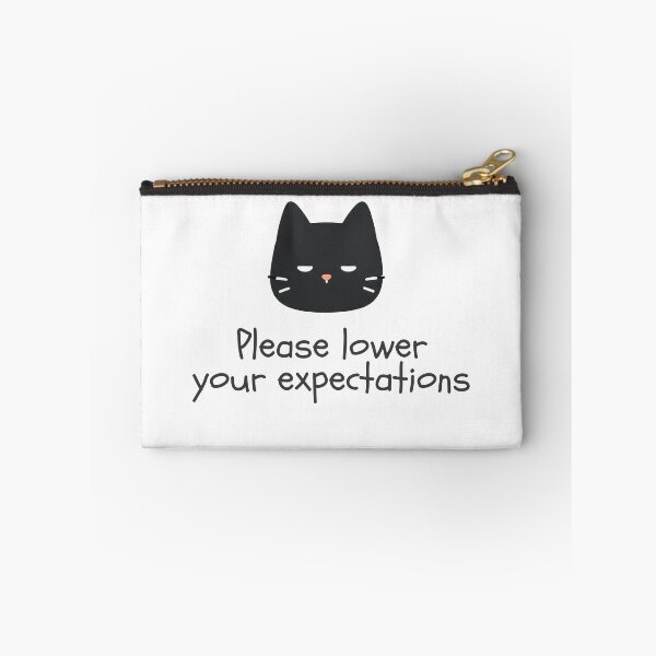 Item preview, Please lower your expectations designed and sold by Nope Cats.