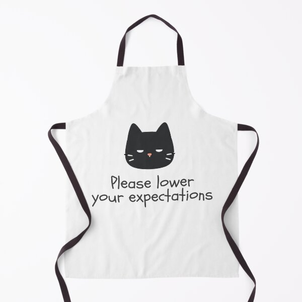 Item preview, Please lower your expectations designed and sold by Nope Cats.