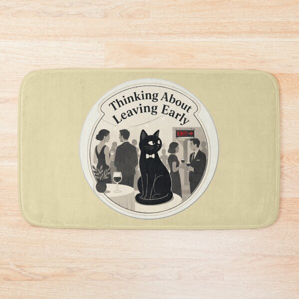 Item preview, Thinking About Leaving Early designed and sold by QuietNovaShop.