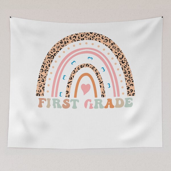 Item preview, First Grade Teacher Rainbow Back To School designed and sold by Gift Windo.