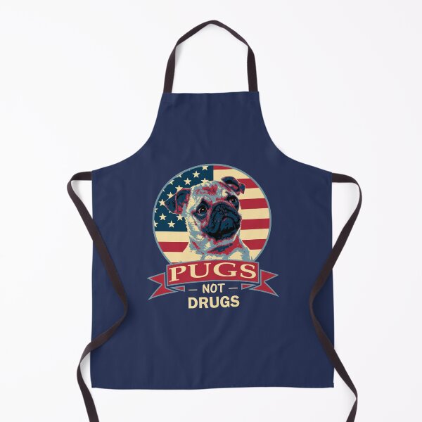 Item preview, Pugs Not Drugs American Flag Pop Art Dog Lover designed and sold by marke770.