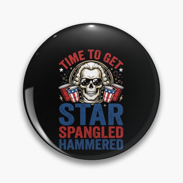 Item preview, Time To Get Star Spangled Hammered Independence Day Patriotic Party designed and sold by SofenArt.