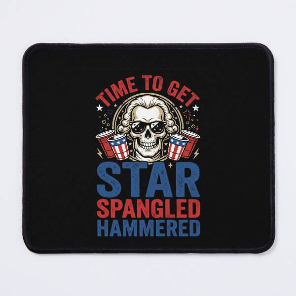 Item preview, Time To Get Star Spangled Hammered Independence Day Patriotic Party designed and sold by SofenArt.