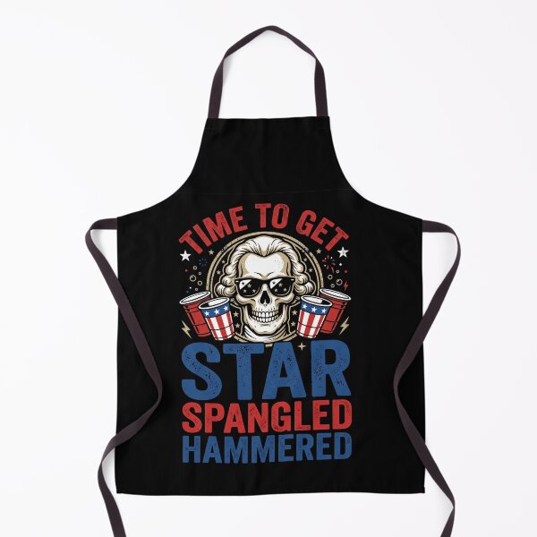 Item preview, Time To Get Star Spangled Hammered Independence Day Patriotic Party designed and sold by SofenArt.