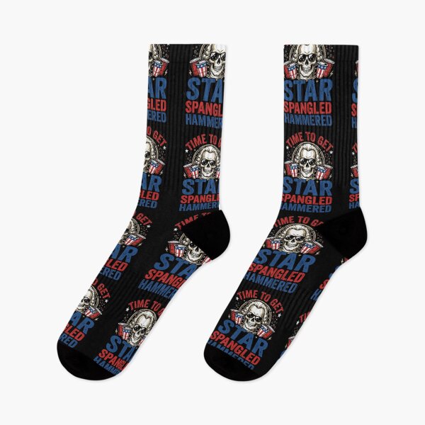 Item preview, Time To Get Star Spangled Hammered Independence Day Patriotic Party designed and sold by SofenArt.