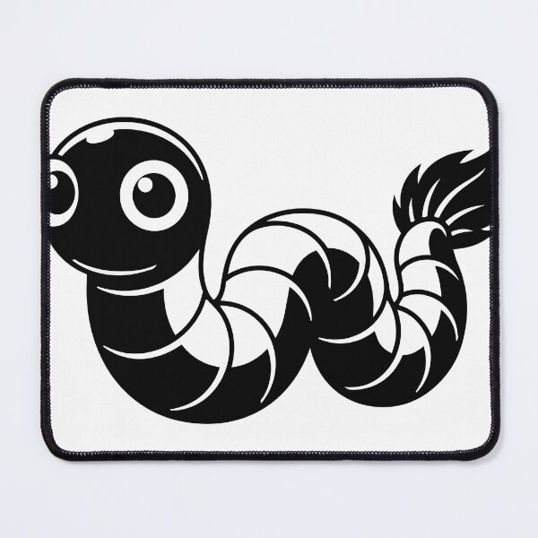 Item preview, Stylized Tribal Worm Illustration - Decorative Earthworm Graphic - Modern Outline Invertebrate Art designed and sold by BestChoiceService.