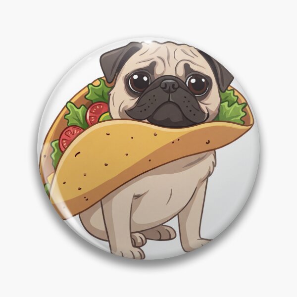 Item preview, Taco Pug designed and sold by TailsNTees.
