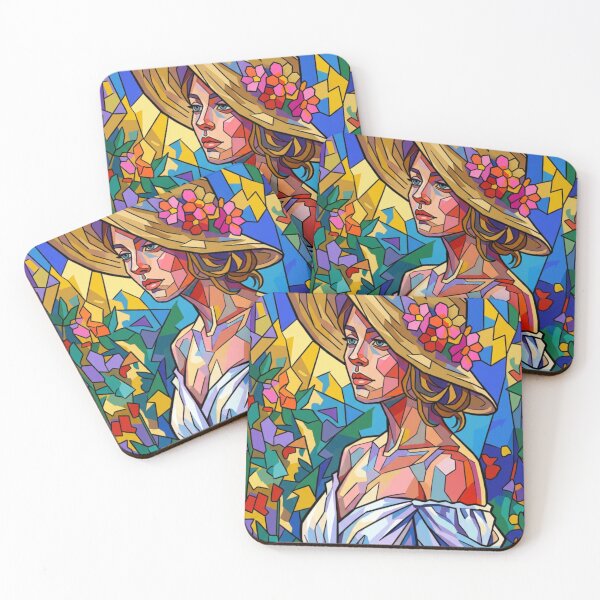 Item preview, Cubism style lady's portrait designed and sold by Svitlana777.