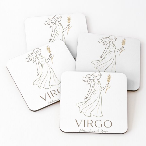Item preview, Virgo Daily Horoscope – Minimalist Virgo Goddess Zodiac Astrology Design designed and sold by Bhaskar Digital Art.