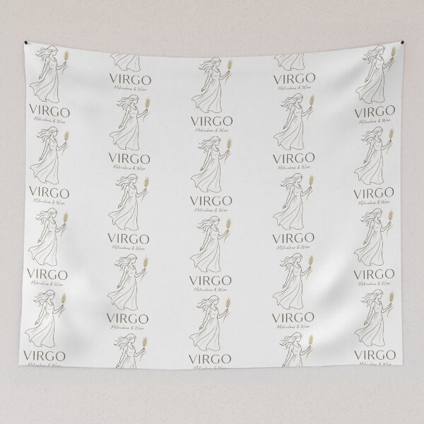 Item preview, Virgo Daily Horoscope – Minimalist Virgo Goddess Zodiac Astrology Design designed and sold by Bhaskar Digital Art.