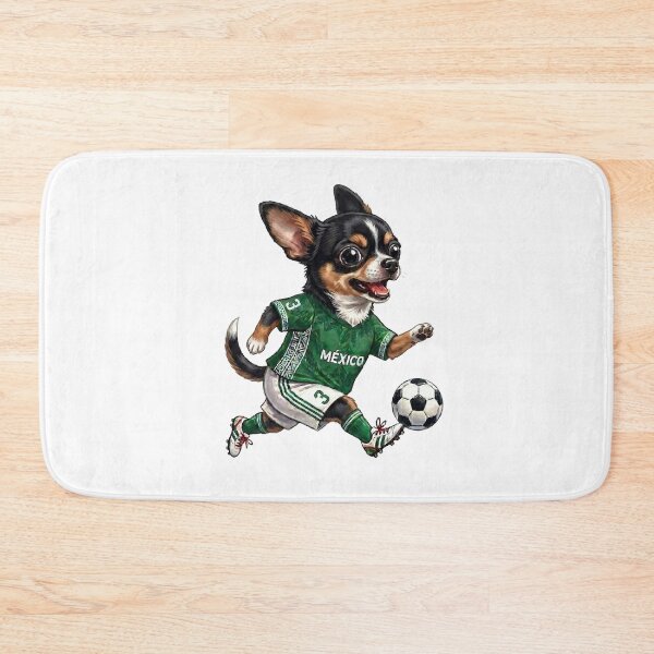 Item preview, Soccer Chihuahua Mexico black & tan designed and sold by LightPaintress.