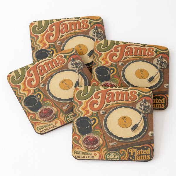 Item preview, Psychedelic Breakfast Jams Poster designed and sold by Robert Meyers-Lussier.