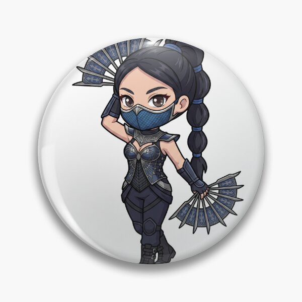 Item preview, Chibi Kitana Classic Steel Fan Guard designed and sold by Void Shard Studios.