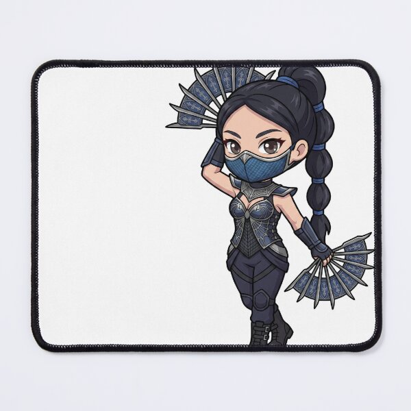 Item preview, Chibi Kitana Classic Steel Fan Guard designed and sold by Void Shard Studios.