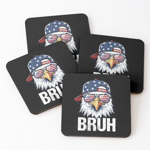 Item preview, Bruh 'Merica USA Bald Eagle Patriotic American designed and sold by SofenArt.