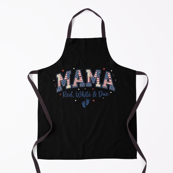 Item preview, Mama Red, White & Due Patriotic Pregnancy Expecting Mom Fourth Of July designed and sold by SofenArt.