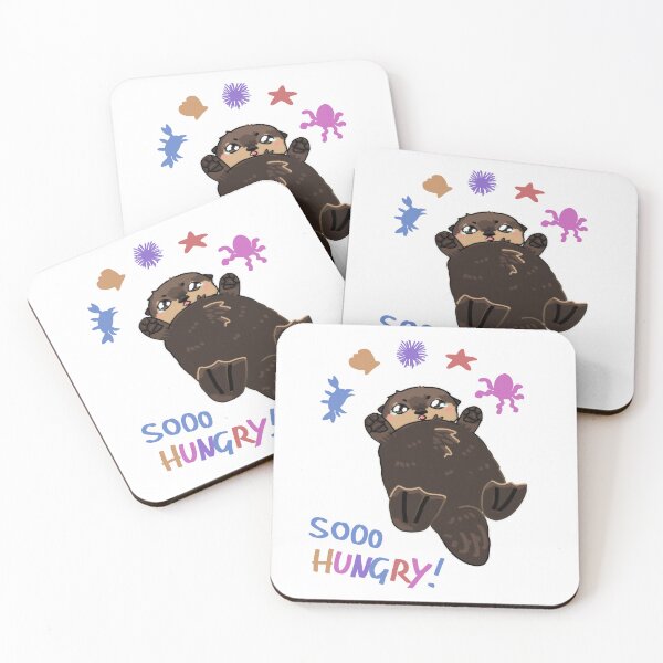Item preview, Baby Sea Otter is hungry! Calling for mama designed and sold by 7b01.shop.