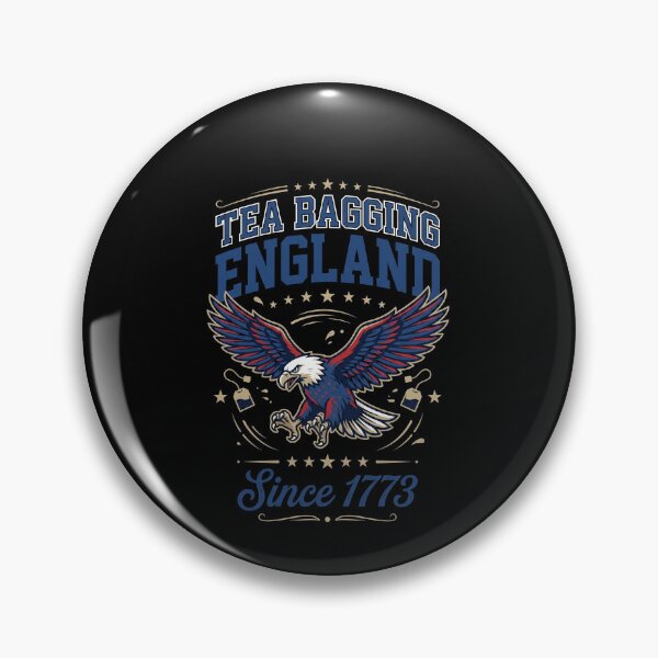 Item preview, Tea Bagging England Since 1773 American History Patriot Independence designed and sold by SofenArt.