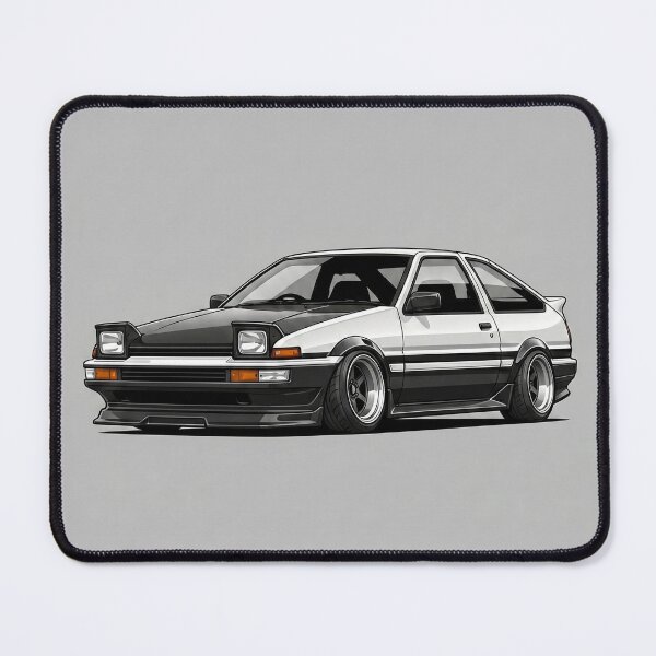 Item preview, Toyota AE86 Trueno Panda Custom Stance JDM Drift Car Illustration Art designed and sold by Motorline44.