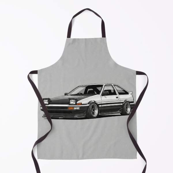 Item preview, Toyota AE86 Trueno Panda Custom Stance JDM Drift Car Illustration Art designed and sold by Motorline44.
