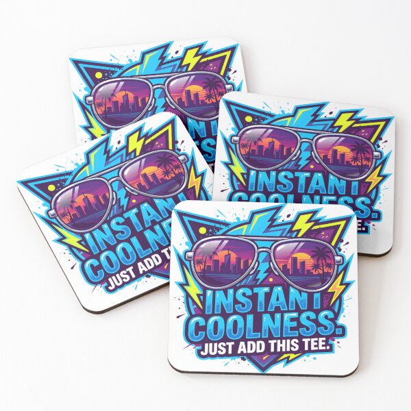 Item preview, Instant Coolness Retro Wave Sunglasses City Sunset  designed and sold by maplesoulkiller.